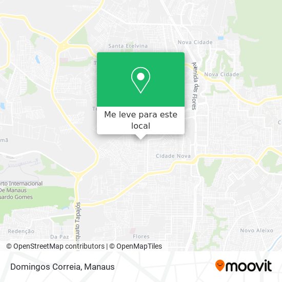 Domingos Correia mapa