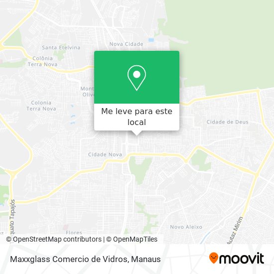 Maxxglass Comercio de Vidros mapa