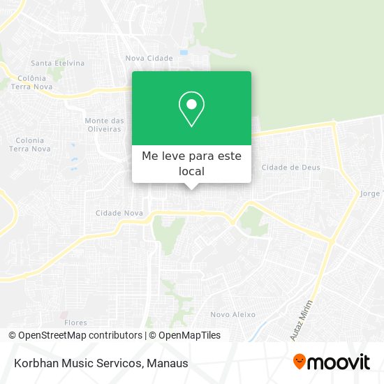 Korbhan Music Servicos mapa