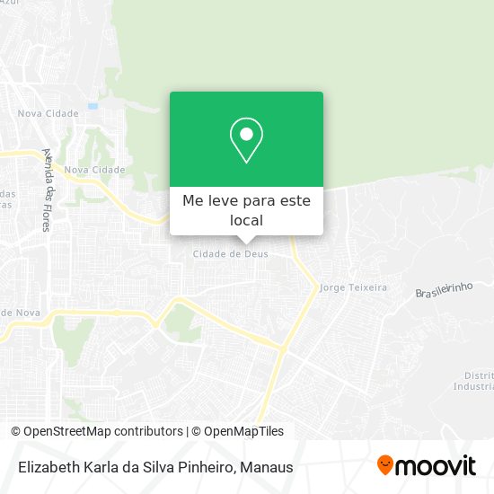 Elizabeth Karla da Silva Pinheiro mapa