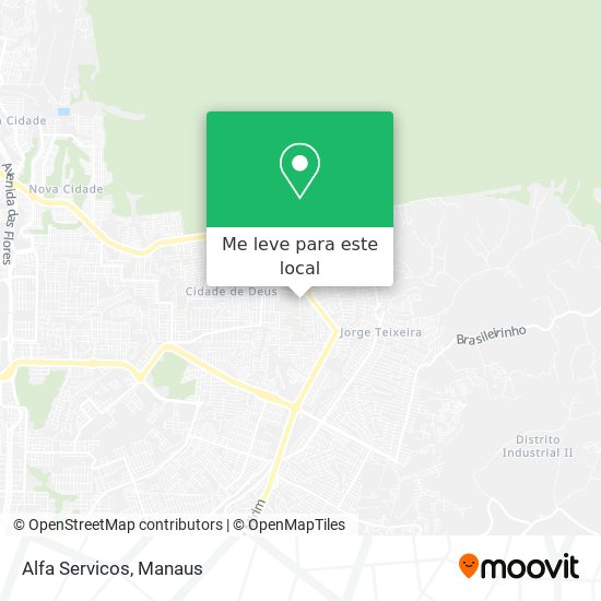 Alfa Servicos mapa