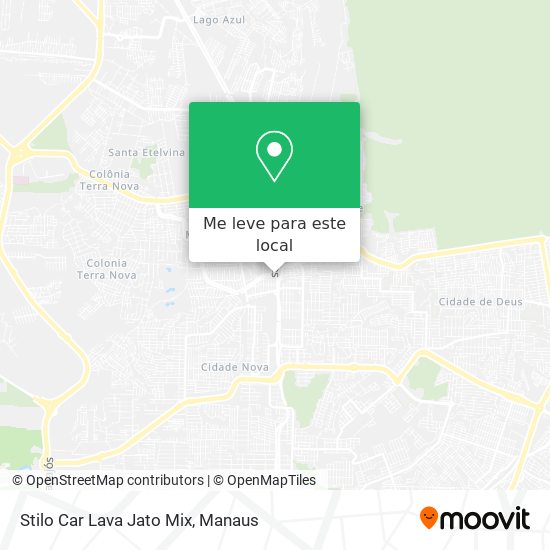 Stilo Car Lava Jato Mix mapa