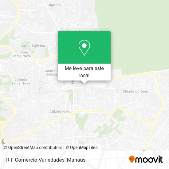 R F Comercio Variedades mapa