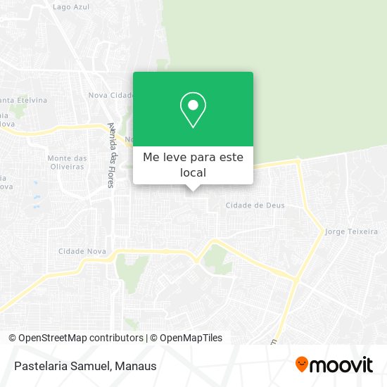 Pastelaria Samuel mapa