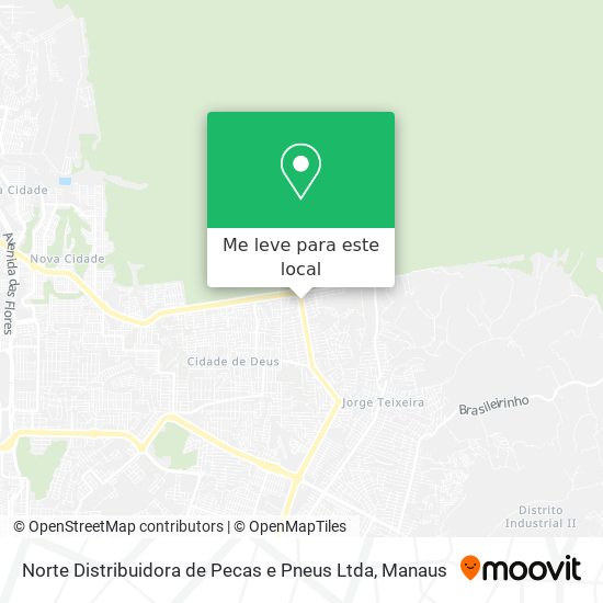 Norte Distribuidora de Pecas e Pneus Ltda mapa