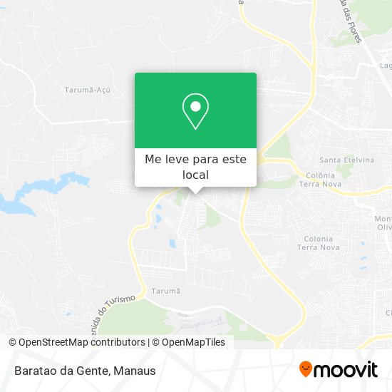 Baratao da Gente mapa