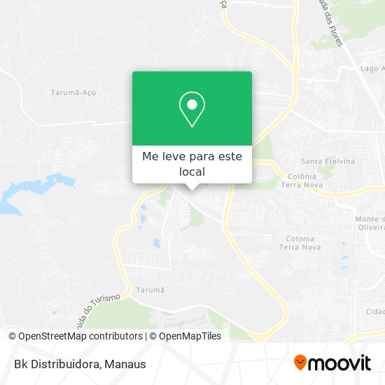 Bk Distribuidora mapa