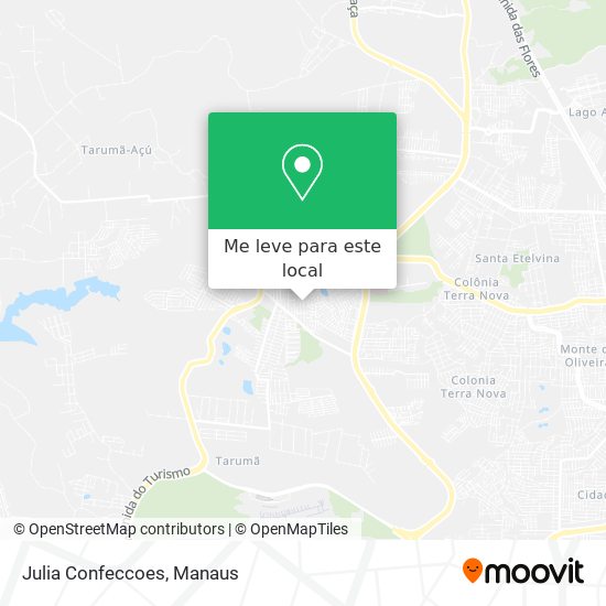 Julia Confeccoes mapa