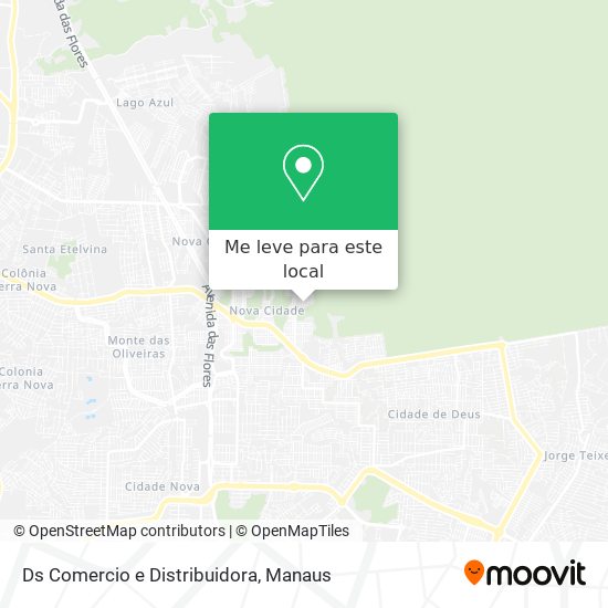 Ds Comercio e Distribuidora mapa