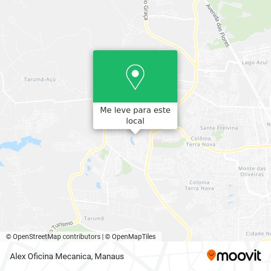 Alex Oficina Mecanica mapa