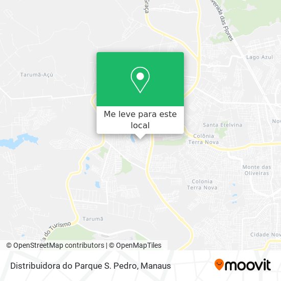 Distribuidora do Parque S. Pedro mapa