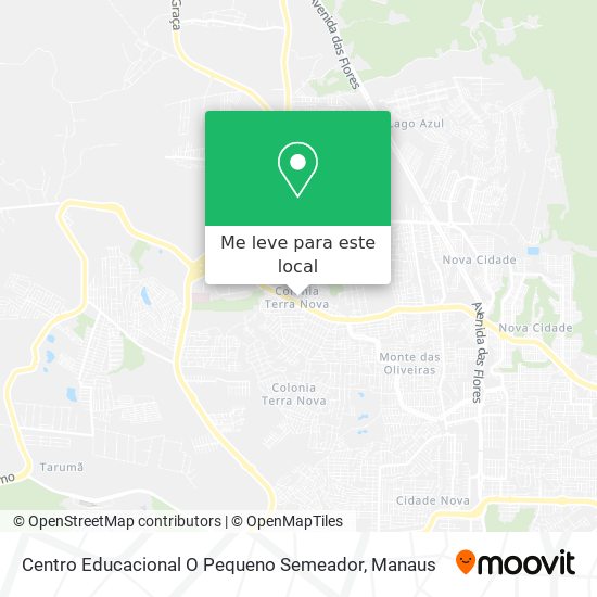 Centro Educacional O Pequeno Semeador mapa