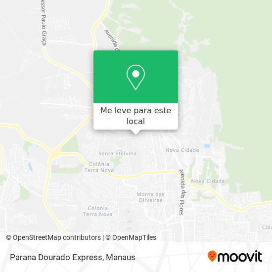 Parana Dourado Express mapa