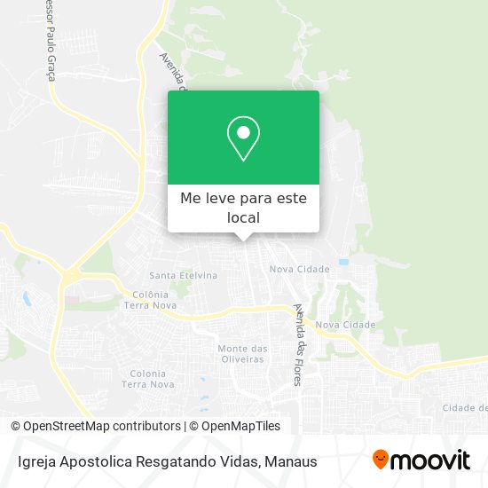 Igreja Apostolica Resgatando Vidas mapa