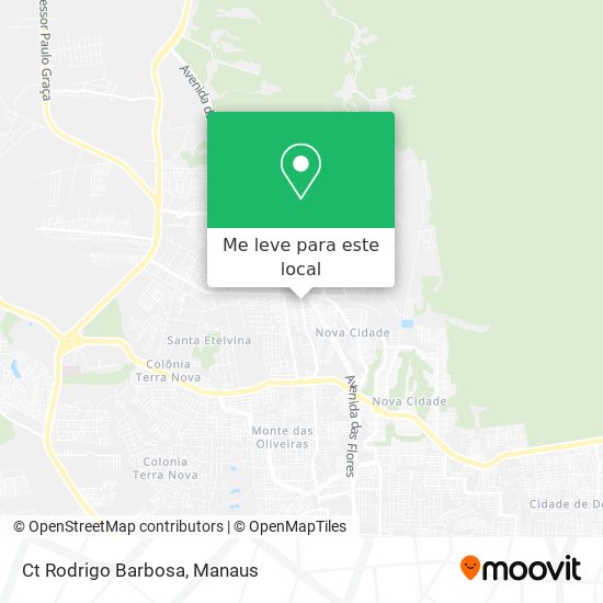 Ct Rodrigo Barbosa mapa