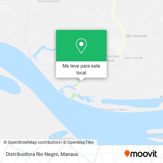 Distribuidora Rio Negro mapa