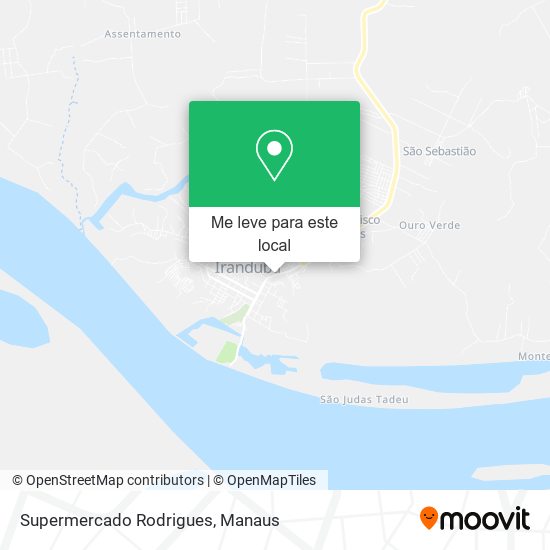 Supermercado Rodrigues mapa