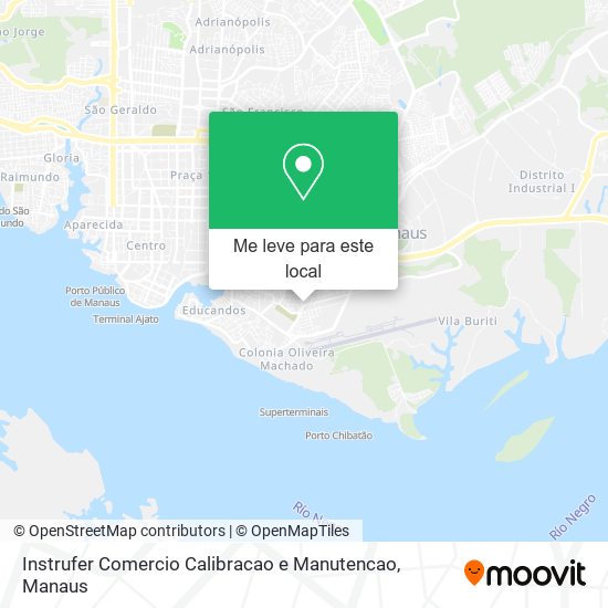 Instrufer Comercio Calibracao e Manutencao mapa