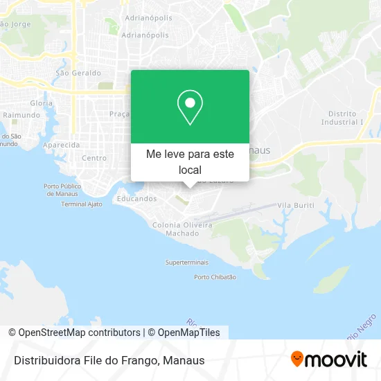 Distribuidora File do Frango mapa