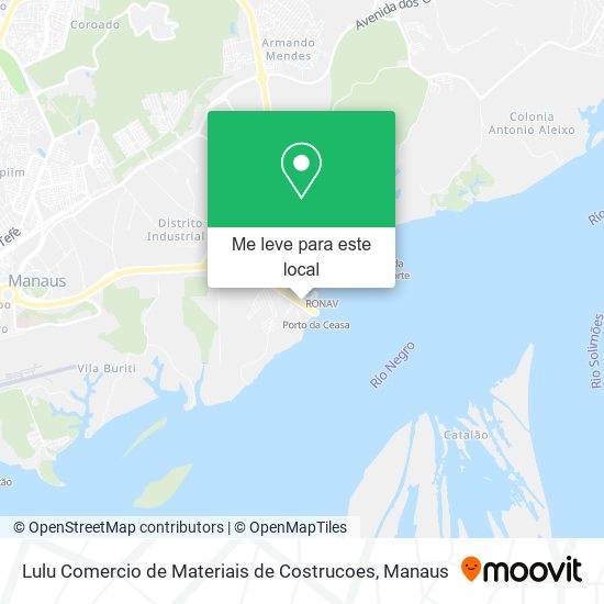 Lulu Comercio de Materiais de Costrucoes mapa