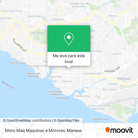 Moto Maq Maquinas e Motores mapa
