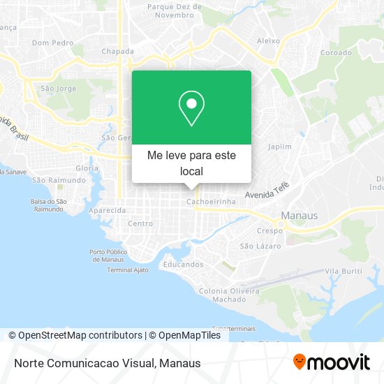 Norte Comunicacao Visual mapa