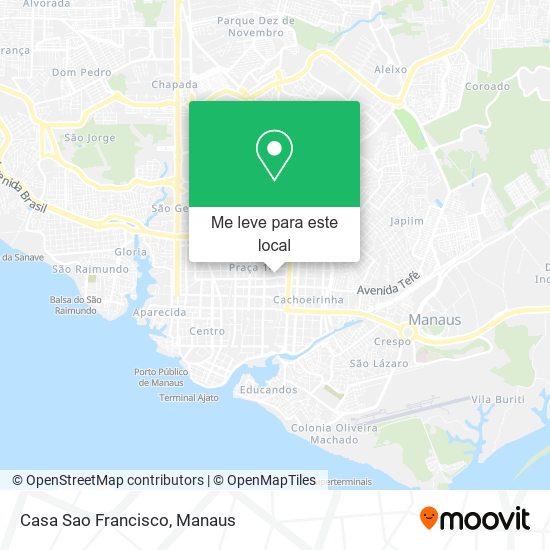 Casa Sao Francisco mapa