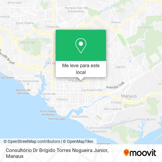 Consultório Dr Brígido Torres Nogueira Junior mapa