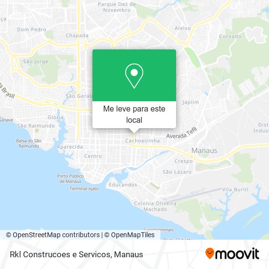 Rkl Construcoes e Servicos mapa