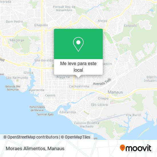 Moraes Alimentos mapa