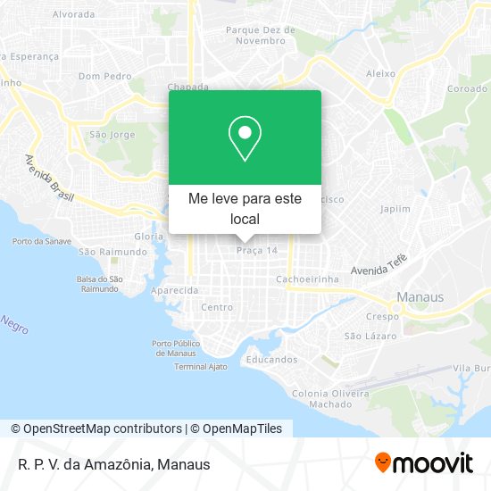 R. P. V. da Amazônia mapa