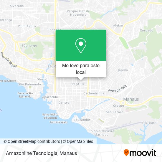 Amazonline Tecnologia mapa