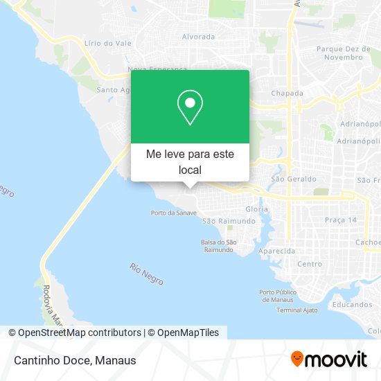 Cantinho Doce mapa