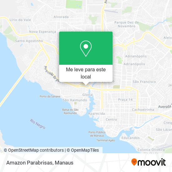 Amazon Parabrisas mapa