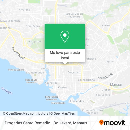 Drogarias Santo Remedio - Boulevard mapa