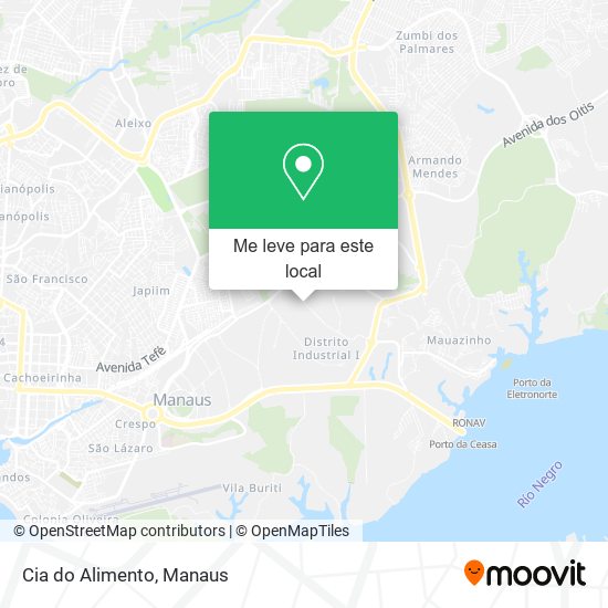 Cia do Alimento mapa