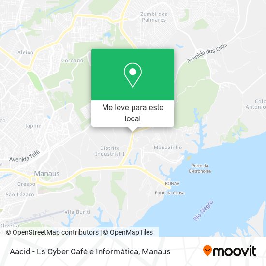 Aacid - Ls Cyber Café e Informática mapa