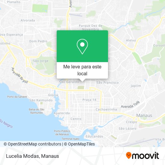 Lucelia Modas mapa