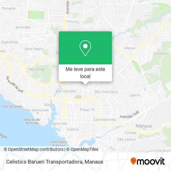 Celistics Barueri Transportadora mapa
