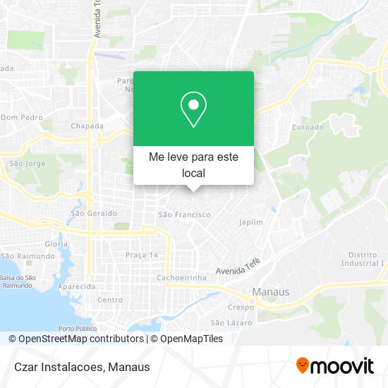 Czar Instalacoes mapa