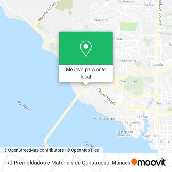 Rd Premoldados e Materiais de Construcao mapa