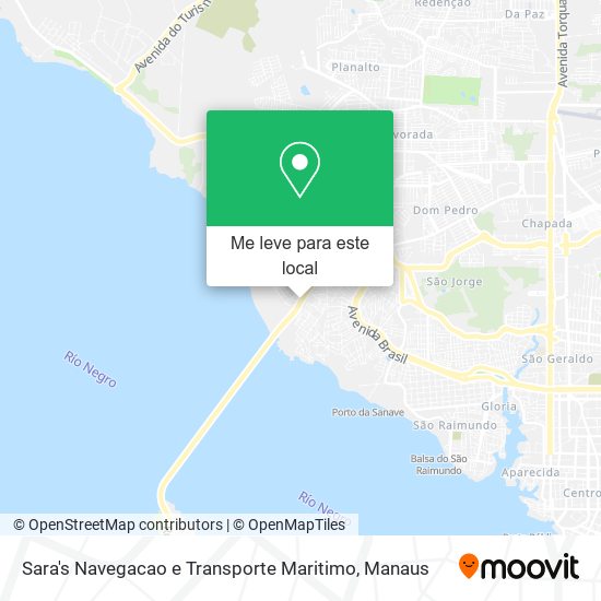 Sara's Navegacao e Transporte Maritimo mapa