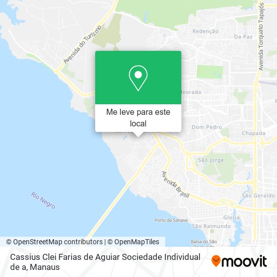 Cassius Clei Farias de Aguiar Sociedade Individual de a mapa