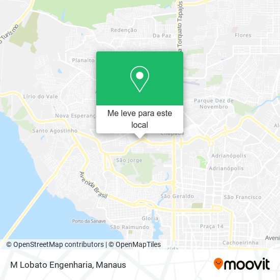M Lobato Engenharia mapa