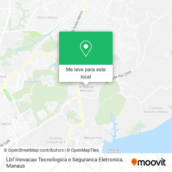 Lbf Inovacao Tecnologica e Seguranca Eletronica mapa