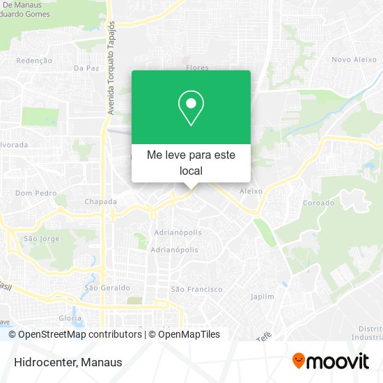 Hidrocenter mapa