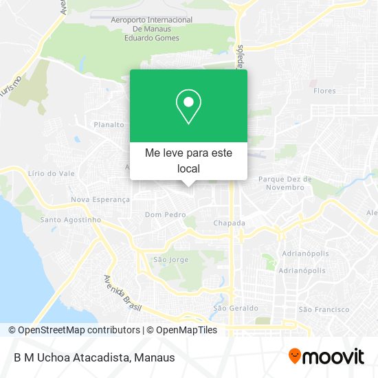 B M Uchoa Atacadista mapa