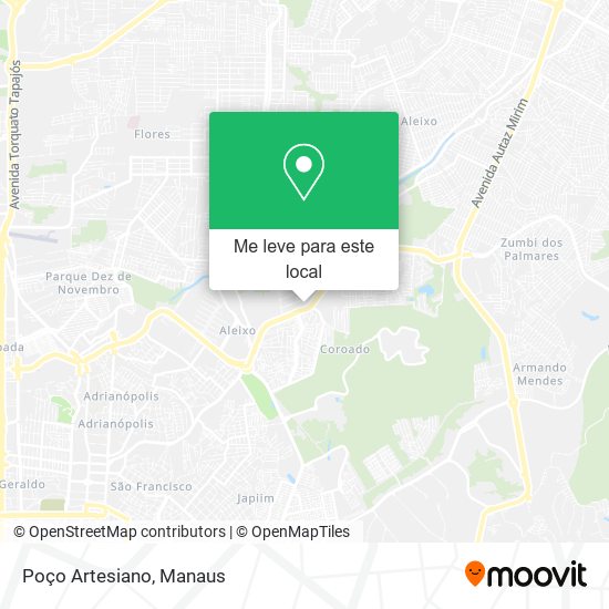 Poço Artesiano mapa