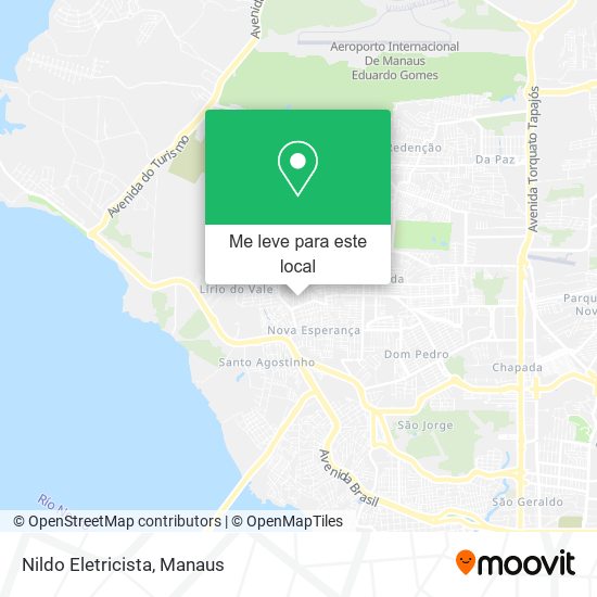 Nildo Eletricista mapa