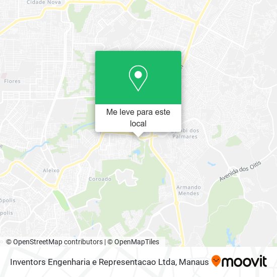 Inventors Engenharia e Representacao Ltda mapa